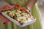 Tærte med tofu og rødløg